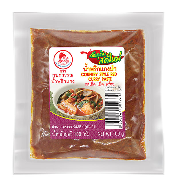 Country style red curry paste 100g